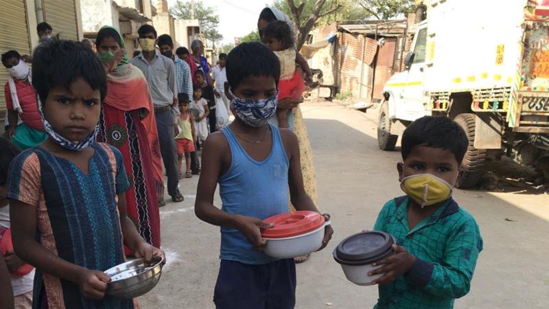 Children living in the streets struggled to survive the lockdown.